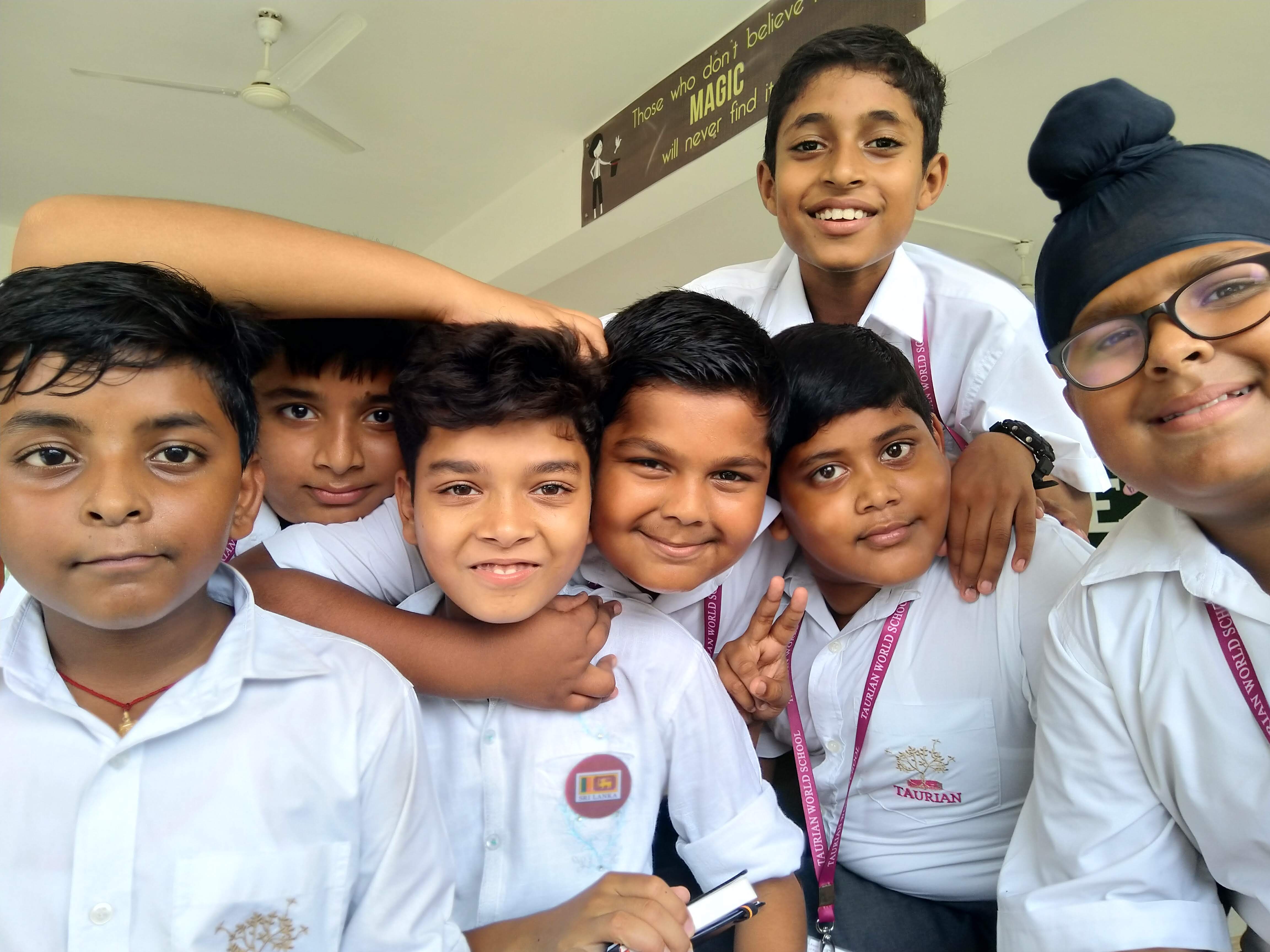 The energetic Elementary boys at Taurian